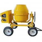 300L 4 wheels concrete cement mixer with diesel engine