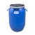 Import 30L 50L 60L 120L 160L 200L Blue Plastic Drum Storage Containers for foods/water/chemicals/fuel packing from China