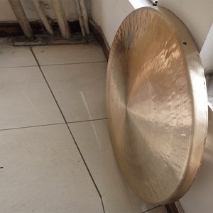 32inch 80cm White Chau Gong with wood mallet China traditional handmade percussion instruments