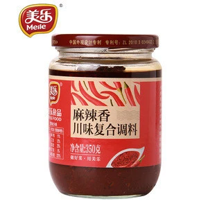 350g Chinese supplier hot pot base condiment spicy chili paste for supermarket and wholesales