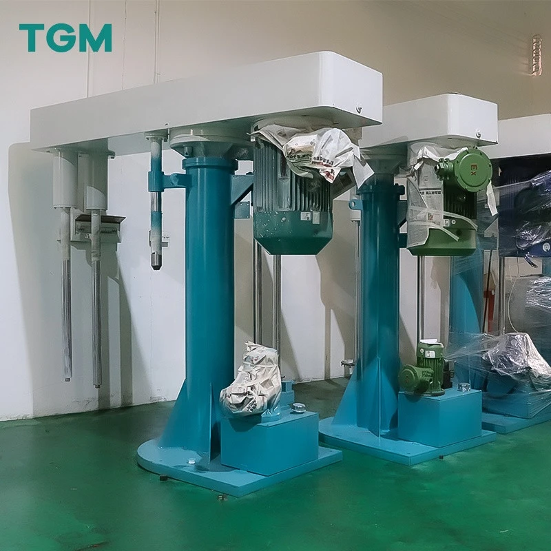 37kw high speed EX proof paint coating pigment dye dispersing machine water based solvent double shafts double blades disperser