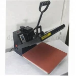 38x38cm Flat Clamshell Textile Embossing Machine, Heat Printing Machine