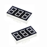 3Bit Digital Tube Red 0.56inch 7 Segment Common Cathode LED Digit Display 8 x 8 Led Lattice Bright Red Dot Matrix
