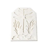 3D Dragonfly Plant Silicone Mold Handmade Soap Chocolate Fondant Cake Kitchen Baking Wedding Decorating Dessert Tools