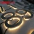 Import 3D LED Backlit Brushed Stainless Steel Letter Shell and 20mm Thickness Acrylic Back-Panel/ house number from China