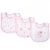 Import 3pcs Double 100% Cotton pack Absorbent Feeding Apron dental Bibs bandana cotton Baby Bibs from China