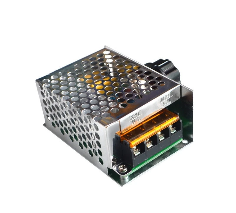 4000W imported high power thyristor electronic voltage regulator dimming speed regulation temperature regulation with insurance