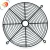 Import 40x40mm metal fan guard for ventilation fan parts from China