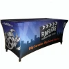 4ft 6ft 8ft Custom Print Fancy spandex table cloth for trade show display with polyester fabric