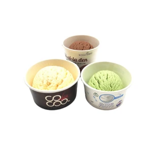 4oz ice cream container frozen paper bowl package ice cream paper cup high quality yogurt cup with lid