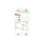 4P 100A Overvoltage and Undervoltage Protector 220V Circuit Breaker with 6KA Reclosing Capacity Protective Application