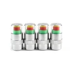 4Pcs Car Auto Tire Tyre Pressure Monitor A Blood Pressure Monitor Gage Alert Sensor Indicator Valve Caps