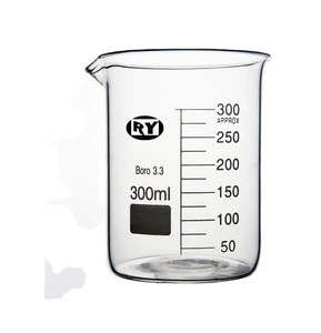 5-5000ml boro 3.3 glass beaker made in China/lab beaker lab glassware 5ml beaker