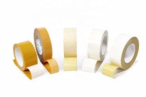 50 mesh 230mic hot melt glue double sided high self adhesive carpet edge tape for carpet seaming and fixed