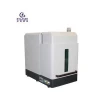 50W beautiful cover closed fiber laser marking machine with rotary