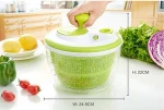 5L Lettuce Spinner Vegetable Washer Dryer Fruit Veggie Wash & Salad Making BPA Free  Large Salad Spinner and Keeper