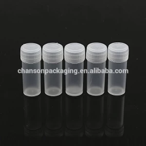 5ml plastic sample small bottle vial storage container test tube for lab