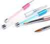 5Pcs/set Nail Art Acrylic UV Gel Extension Builder Rhinestone Painting Brush Lines Liner Pattern Drawing Pen