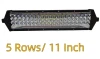 5rows 11inch Work Light Bar for Jeep Boat Spot Flood Combo Beam