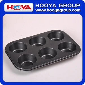 6 Cups Non-stick Carbon Steel Bakeware