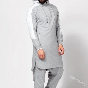 6009  china Factory manufacturers  whole sale Most Popular Best Selling  Arabian hooded thobe men muslim win daily wearter