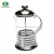 Import 600ml borosilicate glass coffee plunger stainless steel espresso coffee maker from China