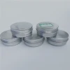 60ml Silver Round Aluminum Jar Cosmetic Storage Packaging Aluminum Container Tin Can Box