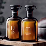 60ml125ml250ml500ml1000ml Glass reagent bottles water bottles with custom logo for Aromatherapy food