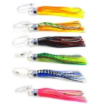 6.5inch Tuna Bait Game Fishing Trolling Skirted Lures Saltwater Fishing Octopus
