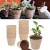Import 6cm EcoFriendly organic germination seedling pots trays biodegradable seed tray kit pots vegetable fruit flower round stater cup from China
