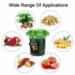7 gallon 35x35cm green patio bag garden potato vegetable planter grow bags