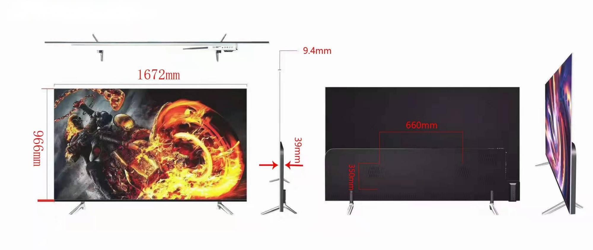 Buy 75inch Oled Tv 4k Smart Wifi Television from Guangzhou Cenview ...