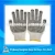 Import 7gauge black color PVC dotted glove cotton knitted gloves from China