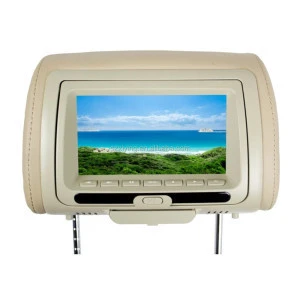 7inch car Headrest DVD Player with wireless Game/SD/USB Slot/ IR/FM Transmitter/ 2 speakers(XD783)