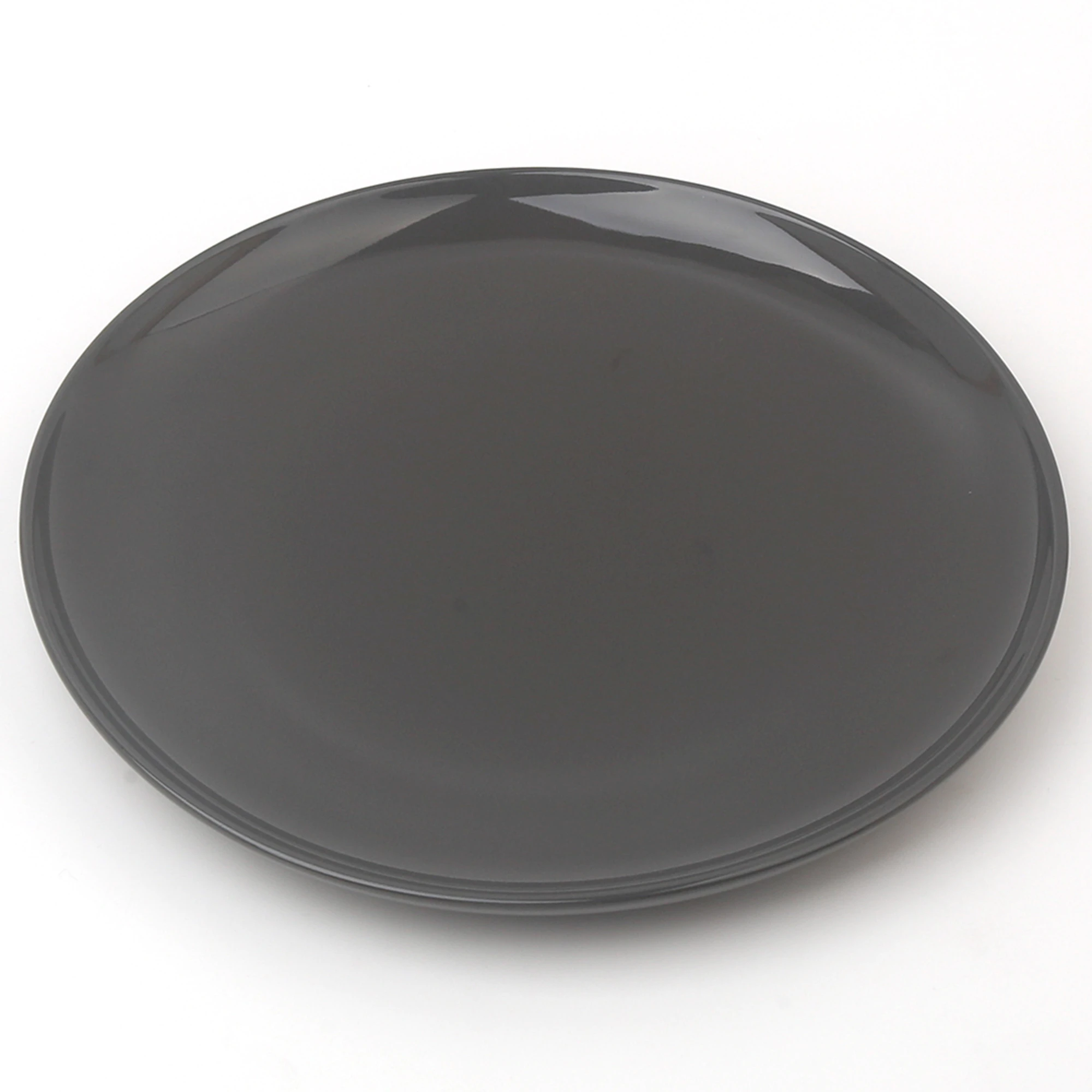 8 inch Black Color Ceramic Porcelain Dessert Plates