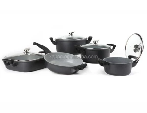 9pcs sets, 20/24/28cm die-cast aluminum cookware set,kitchen cookwares