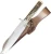 Import 9&quot; Carbon Fixed Blade Stag Handle Hunting knives from Pakistan