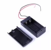 9V battery holder/9V battery box/9V battery case with Red&Black Wire Leads, Cover and Switch