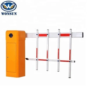 AC Motor Remote Control Automatic Barrier Gate With Motor Cooling Fan