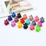 Acrylic Flower Hair Claws Girls Hair Gripper Kids Hair Accessories Princess Favor