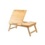 Adjustable height wooden metal folding computer desk laptop tables lap desks wholesale
