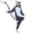 Import Adult Onesie Pajamas Lemur Animal Halloween Cosplay Costume from China