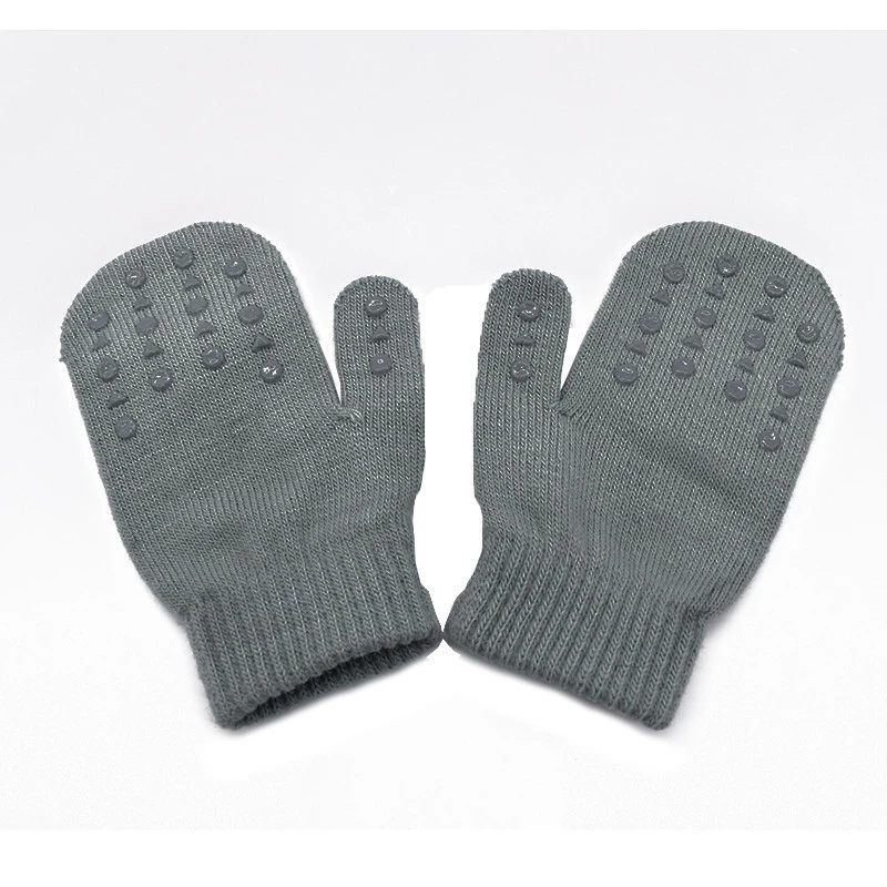 AGRADECIDO High Quality Glove Kids Winter Silicone Dots Gloves Anti Slip Gloves Mittens