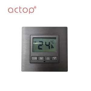 Air Conditioning Programmable Room Thermostat Room Temperature Controller Thermometer for Fan Coil Unit