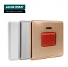 AKKOSTAR 45A Air Condition Electrical Wall Switch with light electric power on off switch
