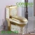 Import All sanitary items living room furniture luxury gold red colored ceramic toilet bowl from China