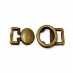 Alloy metal bronze swimwear and underwear accessories women buckle