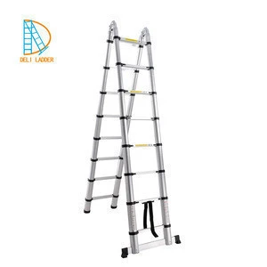 aluminIum double telescopic ladder agility ladder