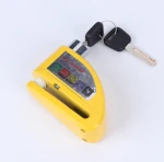 Aluminium Motorcycle Lock Alarm Disc Brake Lock Bike Mountain City Bicycle Safety Lock