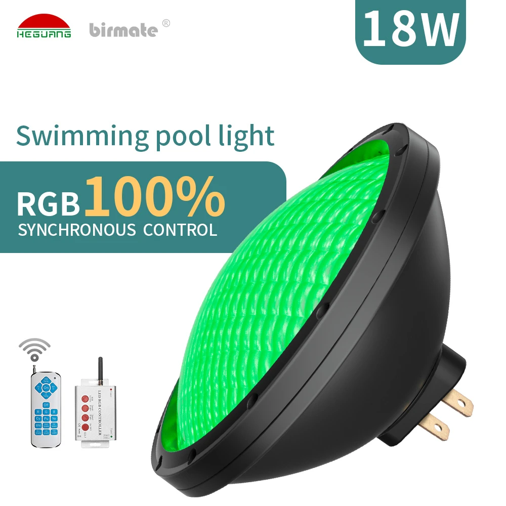 Buy Aluminum 12v Rgb Par56 Gx16d Led Underwater Swimming Pool Light ...